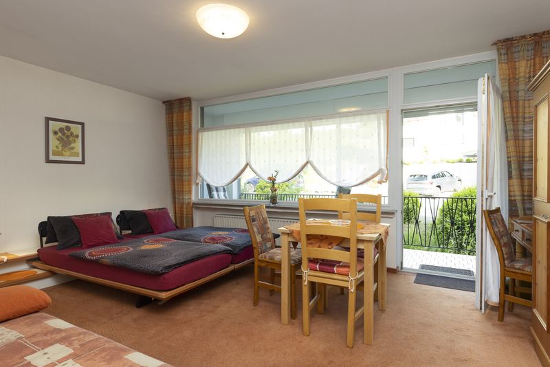 Apartment with balcony access